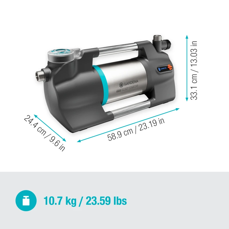 GARDENA Gartenpumpe „6300 Silent Comfort“ 5 GARDENA Gartenpumpe „6300 Silent Comfort“ – Bild 3