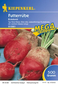 Futterrübe Eckdorot (500 G) | Runkelrüben- &amp; Futterrübensamen Von Kiepenkerl