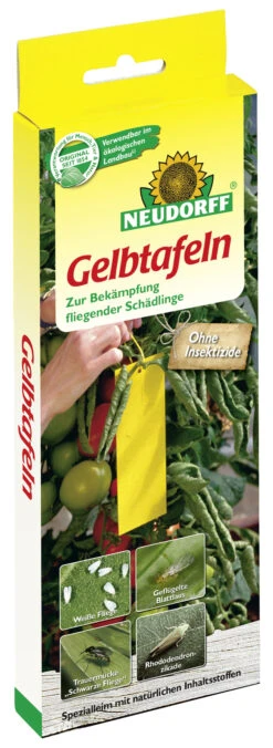 Gelbtafeln (kleinformatig) 7,50 X 20 Cm (7 Stück) | Fallen Und Fernhaltemittel Von Neudorff