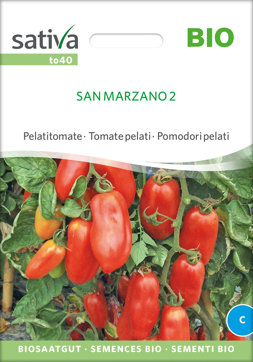 Pelatitomate San Marzano 2 | BIO San Marzano Tomatensamen Von Sativa Rheinau 4 Pelatitomate San Marzano 2 | BIO San Marzano Tomatensamen Von Sativa Rheinau – Bild 2