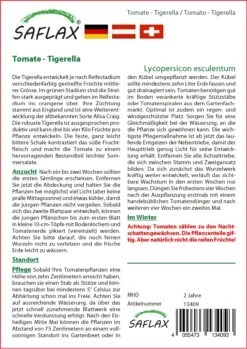 Tomate Tigerella | Tomatensamen Von Saflax 5 Tomate Tigerella | Tomatensamen Von Saflax -Garten- Und Outdoor-Geschäfte 535610 Tomate Tigerella 13409 sa 1