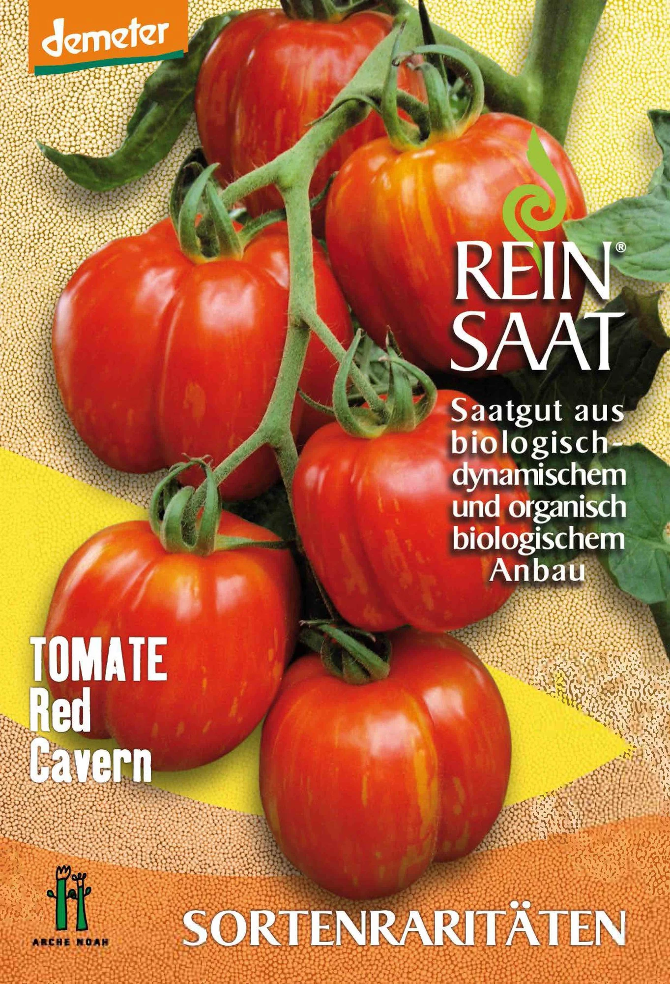 Salattomate Red Cavern | BIO Stabtomatensamen Von Reinsaat 3 Salattomate Red Cavern | BIO Stabtomatensamen Von Reinsaat