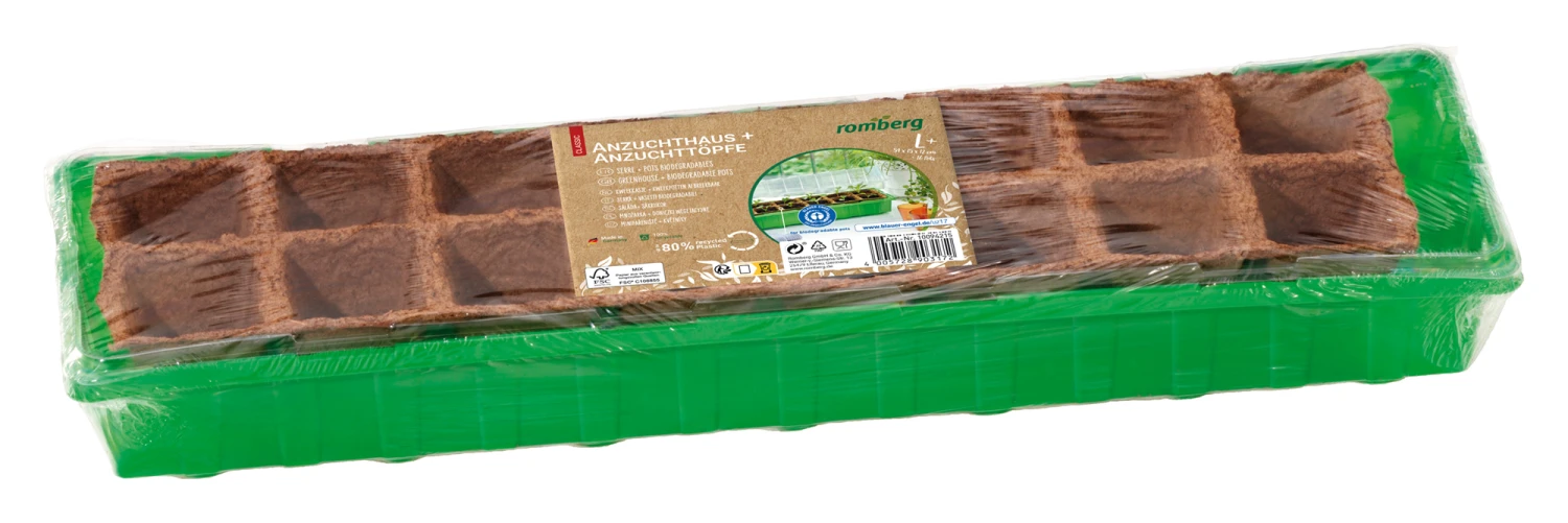 Anzuchthaus L PLUS & Anzuchttöpfe | Mini-Gewächshaus Von Romberg 3 Anzuchthaus L PLUS & Anzuchttöpfe | Mini-Gewächshaus Von Romberg