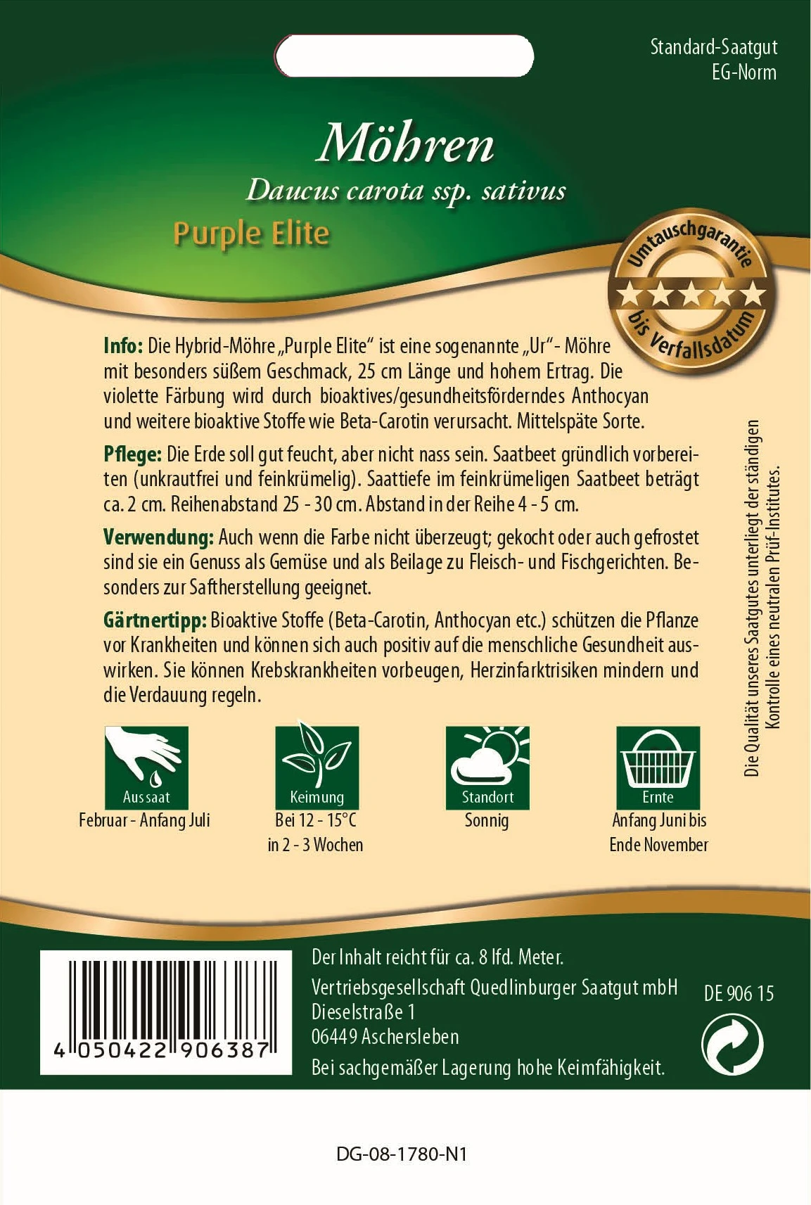 Möhre Purple Elite | Möhrensamen Von Quedlinburger 3 Möhre Purple Elite | Möhrensamen Von Quedlinburger