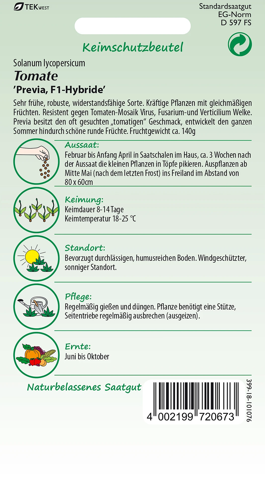 Tomate Previa F1-Hybride | Tomatensamen Von Samen Pfann 3 Tomate Previa F1-Hybride | Tomatensamen Von Samen Pfann