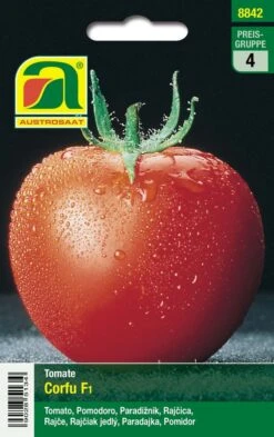 Tomate Corfu F1 | Tomatensamen Von Austrosaat -Garten- Und Outdoor-Geschäfte 543077 Tomate Corfu F1