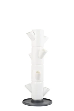 Sissi Strawberry Erdbeerturm Starter Weiß (4 Etagen) | Erdbeertürme Von Gusta Garden -Garten- Und Outdoor-Geschäfte 543337 Sissy Strawberry starter weiss 4 Etagen 1
