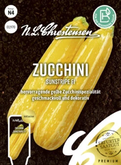 Zucchini Sunstripe F1 | Zucchinisamen Von N.L. Chrestensen