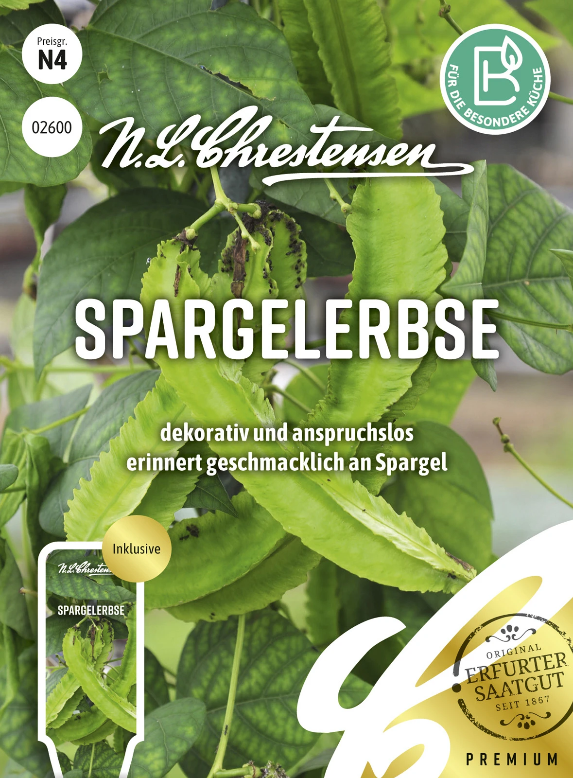 Spargelerbse | Erbsensamen Von N.L. Chrestensen 3 Spargelerbse | Erbsensamen Von N.L. Chrestensen