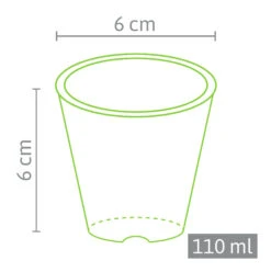 6 X 6 Cm Anzuchttopf Rund (2520 Stück) | Anzuchttöpfe Von Fertil -Garten- Und Outdoor-Geschäfte 548145 6 x 6 cm Anzuchttoepfe rund 2520 Stueck 505 C 1 2