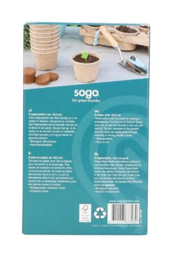 11 X 11 Cm Paperpot (8 Stück) | Anzuchttöpfe Von Sogo -Garten- Und Outdoor-Geschäfte 548521 11 x 11 cm Paperpot 8 Stueck 887328 sg 1