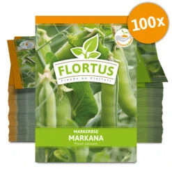 Markerbse Markana (100 Stück) | Markerbsensamen Von FLORTUS -Garten- Und Outdoor-Geschäfte 549875 Markerbse Markana 100 Stueck 2000 0492 100x 0