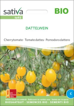 Datteltomate Dattelwein | BIO Stabtomatensamen Von Sativa Rheinau