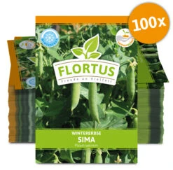 Wintererbse Sima (100 Tütchen) | Markerbsensamen Von FLORTUS -Garten- Und Outdoor-Geschäfte 551872 Wintererbse Sima 100 Tuetchen 2000 0558 100x 0