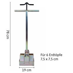 Erdballenpresse Multi 6 Soil Blocker | Erdtopfpressen Von Ladbrooke Soil Blockers -Garten- Und Outdoor-Geschäfte 551994 Erdballenpresse Multi 6 Soil Blocker LADMUL6 lsb 2