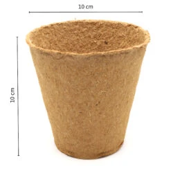 10 Cm Anzuchttopf Rund Auf Holzfaser Basis | Anzuchttöpfe Von FLORTUS -Garten- Und Outdoor-Geschäfte 552305 10 cm Anzuchttopf rund auf Holzfaser Basis 2000 0596 5