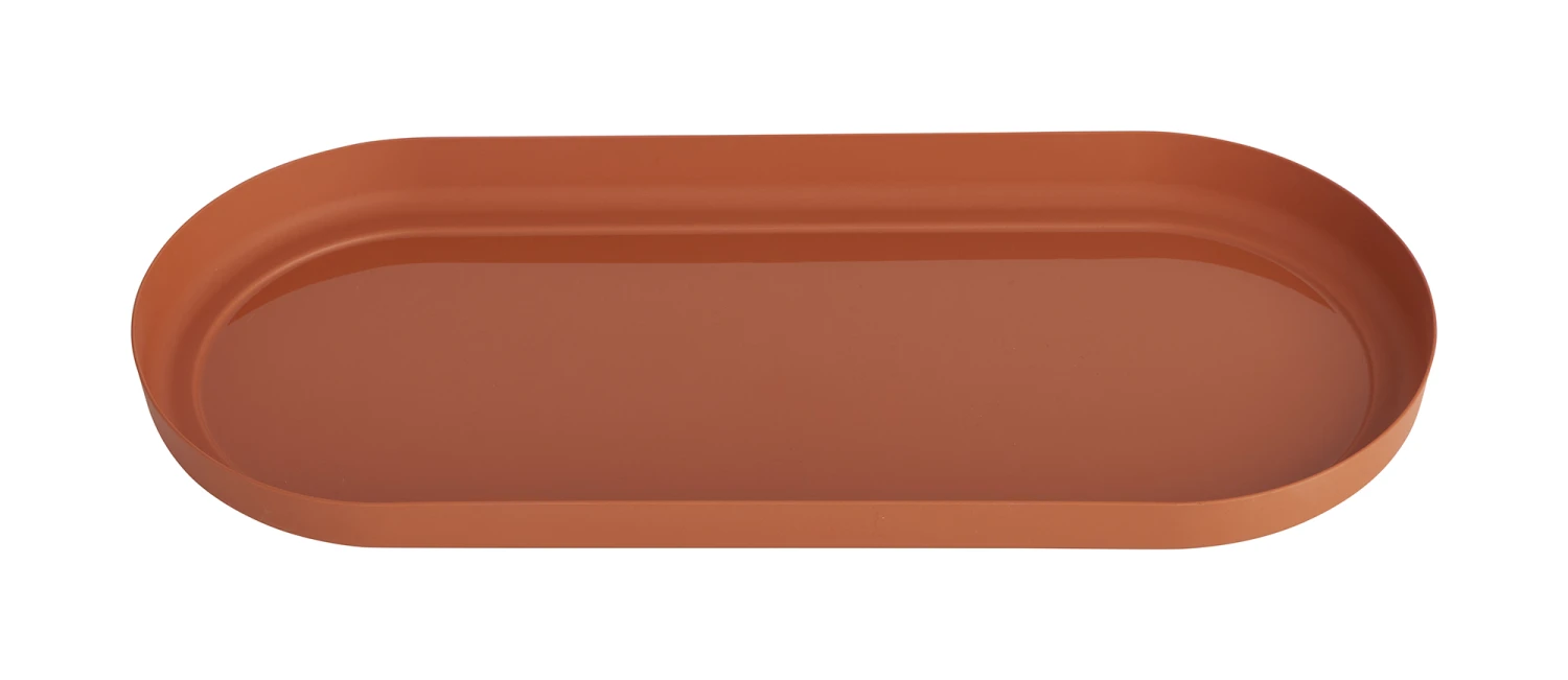 Ovale Untersetzer Für 60 Cm Blumentrog Terrakotta | Unterschalen Von Clever Pots 3 Ovale Untersetzer Für 60 Cm Blumentrog Terrakotta | Unterschalen Von Clever Pots