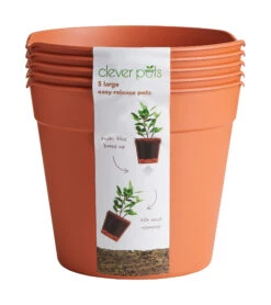 Anzuchttopf Easy Release Groß (5 Stück) | Jungpflanzentöpfe Von Clever Pots 9 Anzuchttopf Easy Release Groß (5 Stück) | Jungpflanzentöpfe Von Clever Pots -Garten- Und Outdoor-Geschäfte 553516 Blumentopf Easy Release gross 5 Stueck 503879 kp 0