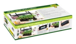 Micro Grow Light Garten | Zimmergewächshaus Von Garland -Garten- Und Outdoor-Geschäfte 558806 50 x 20 x 45 cm Micro Grow Light Garten Schwarz G187BEU gl 1