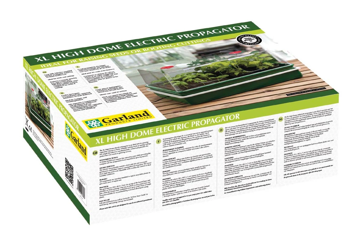 59 X 41 X 26,5 Cm Elektrisches Zimmergewächshaus High Dome | Zimmergewächshaus Von Garland 5 59 X 41 X 26,5 Cm Elektrisches Zimmergewächshaus High Dome | Zimmergewächshaus Von Garland – Bild 3
