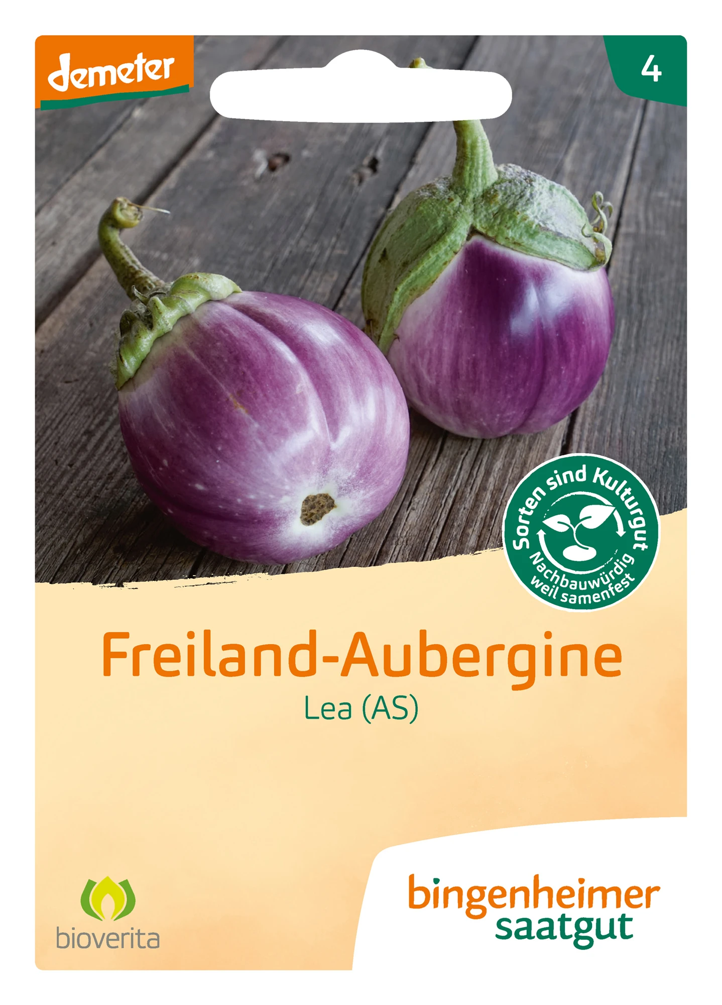 Aubergine Lea | BIO Auberginensamen Von Bingenheimer Saatgut 4 Aubergine Lea | BIO Auberginensamen Von Bingenheimer Saatgut – Bild 2
