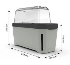 HARRY HERBS Kräutertopf Hellgrau | Kräutertöpfe Von Gusta Garden -Garten- Und Outdoor-Geschäfte 560334 HARRY HERBS hellgrau 100B10 gg 9