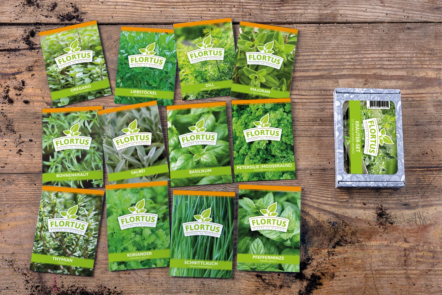 HARRY HERBS & FLORTUS Kräuter Set | Anzuchtsets Von FLORTUS 3 HARRY HERBS & FLORTUS Kräuter Set | Anzuchtsets Von FLORTUS